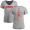 Women's Chad Henne Backer V-Neck T-Shirt - Ash