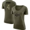 Women's Chad Henne Legend Salute to Service Scoop Neck T-Shirt - Olive