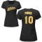 Women's Chad Pinder Name & Number T-Shirt - Black