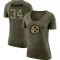 Women's Chandon Sullivan Legend Salute to Service Scoop Neck T-Shirt - Olive