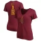 Women's Channing Frye Backer T-Shirt - Maroon