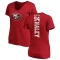 Women's Charles Haley Backer Slim Fit T-Shirt - Red