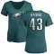 Women's Charleston Rambo Name & Number Slim Fit T-Shirt - Green