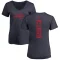 Women's Charlie Lindgren One Color Backer T-Shirt - Navy