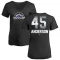 Women's Chase Anderson Midnight Mascot V-Neck T-Shirt - Black