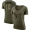 Women's Chase Claypool Legend Salute to Service Scoop Neck T-Shirt - Olive