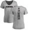 Women's Chase Garbers Backer V-Neck T-Shirt - Ash