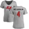 Women's Chase McLaughlin Name & Number Slim Fit T-Shirt - Ash