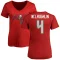 Women's Chase McLaughlin Name & Number Slim Fit T-Shirt - Red