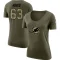 Women's Chasen Hines Legend Salute to Service Scoop Neck T-Shirt - Olive