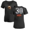 Women's Chili Davis Midnight Mascot V-Neck T-Shirt - Black