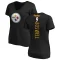 Women's Chris Boswell Backer Slim Fit T-Shirt - Black