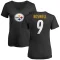 Women's Chris Boswell Name & Number Slim Fit T-Shirt - Black