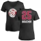 Women's Chris Boucher Name and Number Banner Wave V-Neck T-Shirt - Black