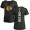 Women's Chris Chelios Backer T-Shirt - Black