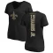 Women's Chris Harris Jr. Backer Slim Fit T-Shirt - Black