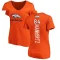 Women's Chris Manhertz Backer Slim Fit T-Shirt - Orange