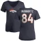 Women's Chris Manhertz Name & Number Slim Fit T-Shirt - Navy