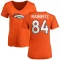 Women's Chris Manhertz Name & Number Slim Fit T-Shirt - Orange