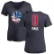 Women's Chris Paul Name and Number Banner Wave V-Neck T-Shirt - Navy