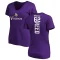 Women's Chris Reed Backer Slim Fit T-Shirt - Purple