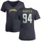 Women's Chris Rumph II Name & Number Slim Fit V-Neck T-Shirt - Navy