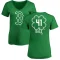 Women's Chris Sale Dubliner Name & Number V-Neck T-ShirtKelly - Green