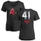 Women's Chris Sale Midnight Mascot V-Neck T-Shirt - Black