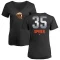 Women's Chris Speier Midnight Mascot V-Neck T-Shirt - Black