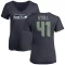 Women's Chris Stoll Name & Number Slim Fit T-Shirt - Navy