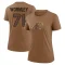 Women's Chris Wormley Legend 2023 Salute To Service Performance T-Shirt - Brown