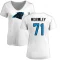 Women's Chris Wormley Name & Number Slim Fit T-Shirt - White