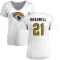 Women's Christian Braswell Name & Number Slim Fit T-Shirt - White