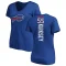 Women's Christian Kirksey Backer Slim Fit T-Shirt - Royal