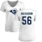 Women's Christian Rozeboom Name & Number Slim Fit T-Shirt - White