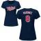 Women's Christian Vazquez Name & Number T-Shirt - Navy