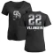 Women's Christian Villanueva Midnight Mascot V-Neck T-Shirt - Black