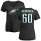 Women's Chuck Bednarik Name & Number Slim Fit T-Shirt - Black