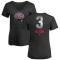 Women's Chuck Klein Midnight Mascot V-Neck T-Shirt - Black