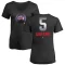 Women's CJ Abrams Midnight Mascot V-Neck T-Shirt - Black