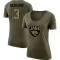 Women's C.J. Beathard Legend Salute to Service Scoop Neck T-Shirt - Olive