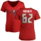 Women's C.J. Brewer Name & Number Slim Fit T-Shirt - Red