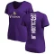 Women's C.J. Coldon Jr. Backer Slim Fit T-Shirt - Purple