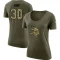 Women's C.J. Ham Legend Salute to Service Scoop Neck T-Shirt - Olive