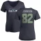 Women's C.J. Johnson Name & Number Slim Fit T-Shirt - Navy