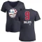 Women's Clark Gillies Name and Number Banner Wave V-Neck T-Shirt - Navy