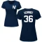 Women's Clarke Schmidt Name & Number T-Shirt - Navy