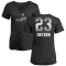 Women's Claude Osteen Midnight Mascot V-Neck T-Shirt - Black