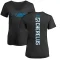 Women's Claudin Cherelus Backer Slim Fit T-Shirt - Black