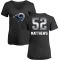 Women's Clay Matthews Midnight Mascot T-Shirt - Black